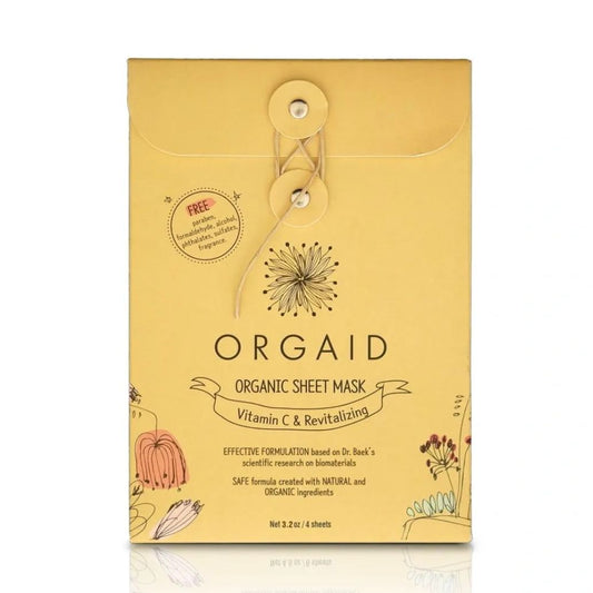 Orgaid Vitamin C Revitalizing Sheet Mask Set